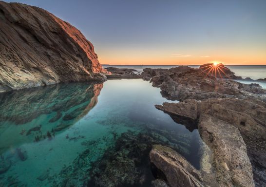 Bermagui Blue Pool - Sunrise. Image Credit: David Rogers