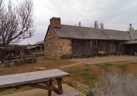 Early Settlers Hut at Bombala in Cooma, Snowy Mountains