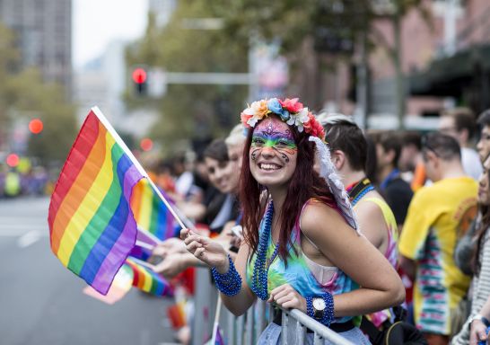 Sydney Gay and Lesbian Mardi Gras parade, Oxford Street Sydney 2014