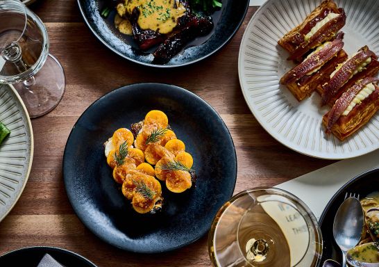 纽卡素Humbug 菜单上的精选菜肴