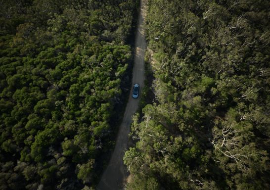 Aerial view, Red Rocks trig walking track, Kangaroo Valley